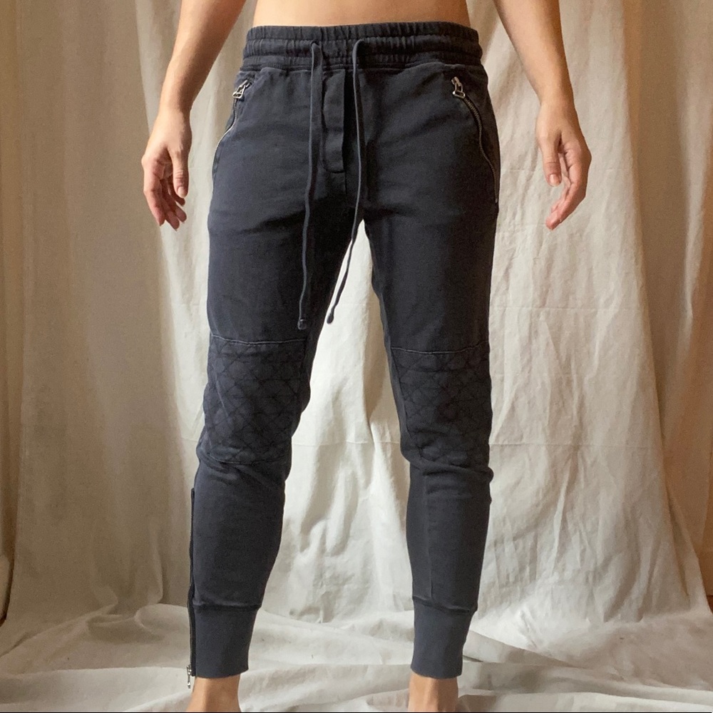 Grey Motto Joggers | Size Small